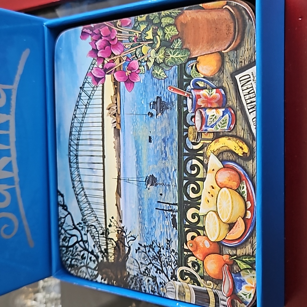 Sarina Set of 6 Drink Coasters Sydney Balconies